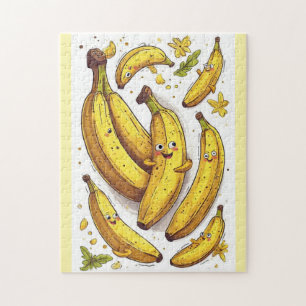 Puzzle Casse-tête des Bananes Heureuses