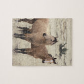 Puzzle Casse-tête des Mustangs de Steens  (Horizontal)