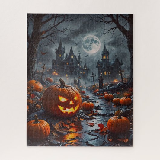 Puzzle Casse-tête d'Halloween effrayant (Vertical)