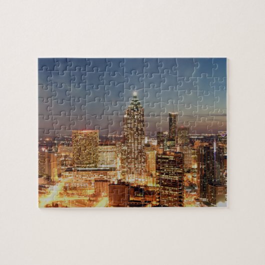 Puzzle Casse-tête d'horizon d'Atlanta la Géorgie (Horizontal)