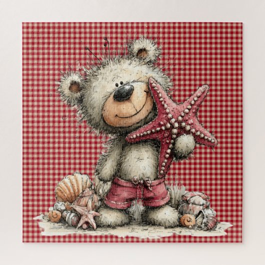 Puzzle Casse-tête d'ours d'été (Vertical)