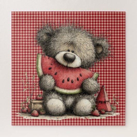 Puzzle Casse-tête d'ours d'été (Vertical)