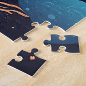 Puzzle casse-tête dragon lunaire (Côté)