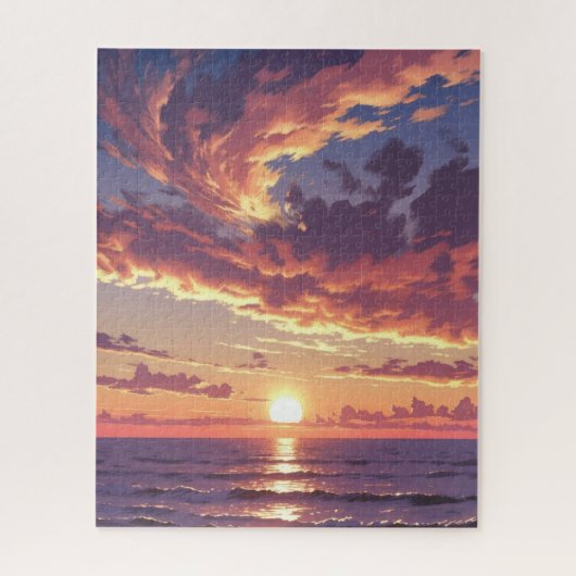 Puzzle Casse-tête du coucher de soleil (Vertical)