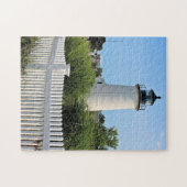 Puzzle Casse-tête du Massachusetts de phare d'île de (Horizontal)