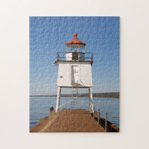 Puzzle casse-tête du phare de Two Harbors South Breakwate