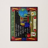 Puzzle "Casse-tête du professeur inspiré" (Vertical)