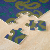 Puzzle Casse-tête du serpent jaune (Côté)