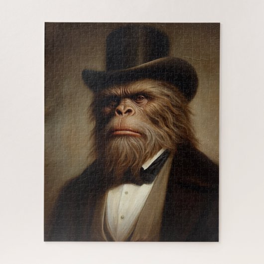Puzzle Casse-tête du singe gentleman victorien (Vertical)