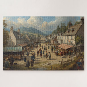 Puzzle Casse-tête du village des Highlands écossais