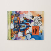 PUZZLE CASSE-TÊTE ENCHANTÉ D'HALLOWEEN MIGNON (Horizontal)