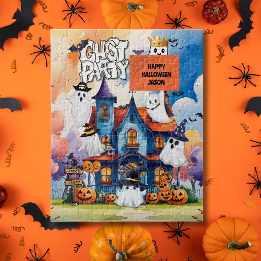 PUZZLE CASSE-TÊTE ENCHANTÉ D'HALLOWEEN MIGNON
