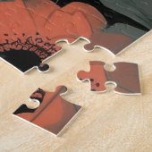Puzzle Casse-tête Fille aux Coquelicots (Côté)