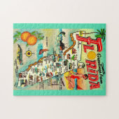 Puzzle Casse-tête Floride Salutations 11x14 (Horizontal)