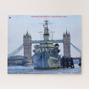 Puzzle Casse-tête HMS Belfast Tower Bridge Londres
