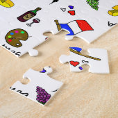 Puzzle Casse-tête impossible sur le thème français (Côté)