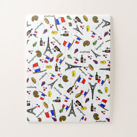 Puzzle Casse-tête impossible sur le thème français (Vertical)