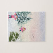 Puzzle Casse-tête Jour de neige d'hiver (Horizontal)