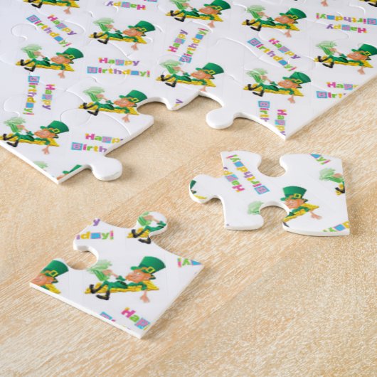 Puzzle Casse-tête Joyeux St. Patrick Joyeux Anniversaire (Côté)
