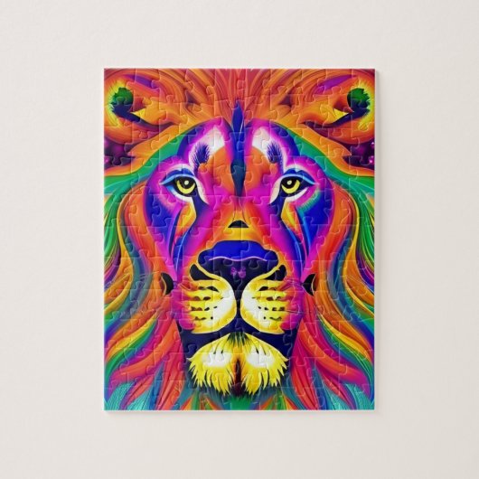 Puzzle casse-tête lion (Vertical)