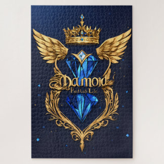 Puzzle Casse-tête Logo Diamant | Jigsaw Diamant Cristal L