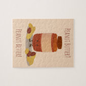 Puzzle Casse-tête mignonne du pot | de beurre d'arachide (Horizontal)