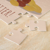 Puzzle Casse-tête mignonne du pot | de beurre d'arachide (Côté)