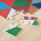 Puzzle Casse-tête modelée par kaléidoscope coloré (Côté)