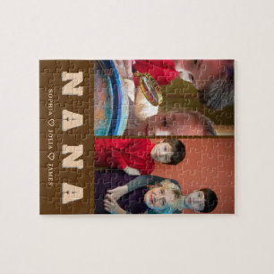 Puzzle Casse-tête moderne NANA avec photos des petits-enf