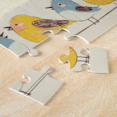 Puzzle Casse-tête Oiseaux sur un Fil (Côté)