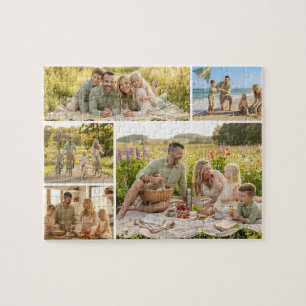 Puzzle Casse-tête personnalisé avec collage de 5 photos