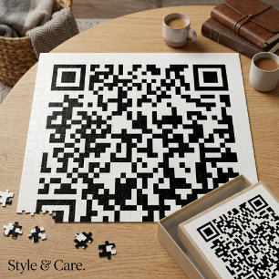 Puzzle Casse-tête QR Code – Ajoutez uniquement votre adre