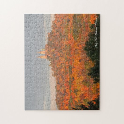 Puzzle Casse-tête sainte de basilique de colline (Vertical)