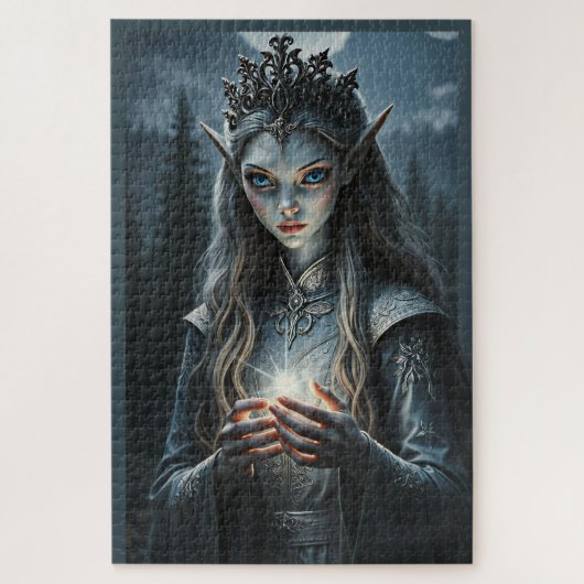 Puzzle Casse-tête Sylvarae Nightwhisper – Mystérieuse Elf (Vertical)