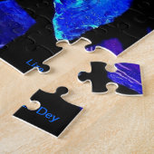 Puzzle Casse-tête 'Verre Bleu' (Côté)