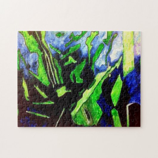 Puzzle Casse-tête verte d'îles (Horizontal)