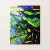 Puzzle Casse-tête verte d'îles (Vertical)