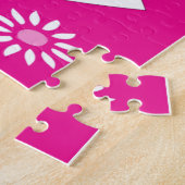 Puzzle Casse-têtes Cœurs blancs Joyeuse Saint-Valentin (Côté)