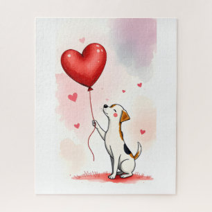Puzzle Casse-têtes Cœurs Rouges Bonne Saint-Valentin Chie