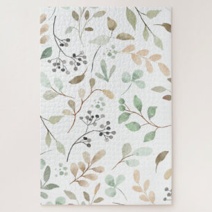 Puzzle Casse-têtes de feuilles de nature mignonnes