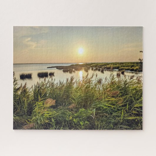 Puzzle Casse-têtes du coucher de soleil Outer Banks Duck (Horizontal)
