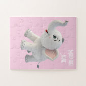 Puzzle Casse-têtes éléphant blanc mignons (Horizontal)