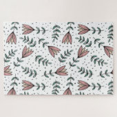 Puzzle Casse-têtes floraux de rose mignons (Horizontal)