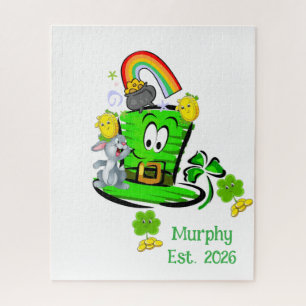Puzzle Casse-têtes Joyeuse Saint-Patrick Lapin