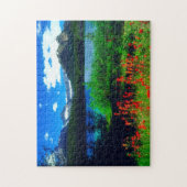 Puzzle Castilleja à fleurs sauvages (Vertical)