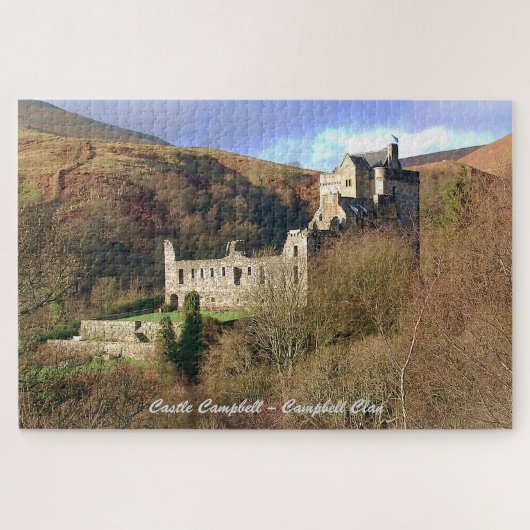 Puzzle Castle Campbell - Scottish Campbell Clan (Horizontal)