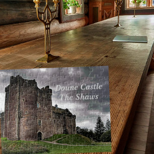 Puzzle Castle Doune en Ecosse Famille Shaw Clan