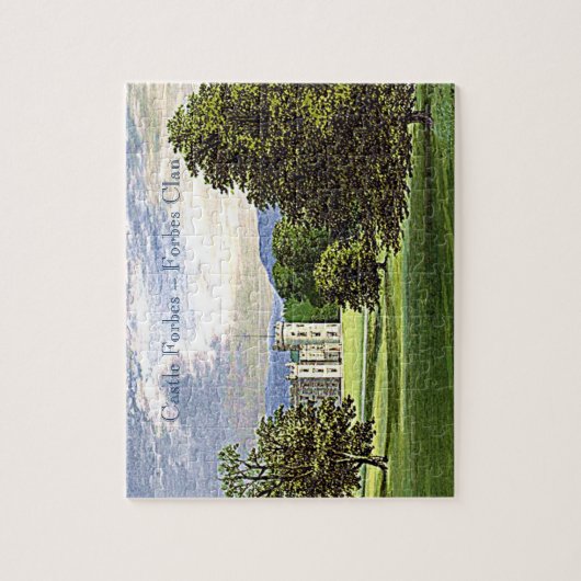 Puzzle Castle Forbes - Scottish Forbes Clan (Vertical)