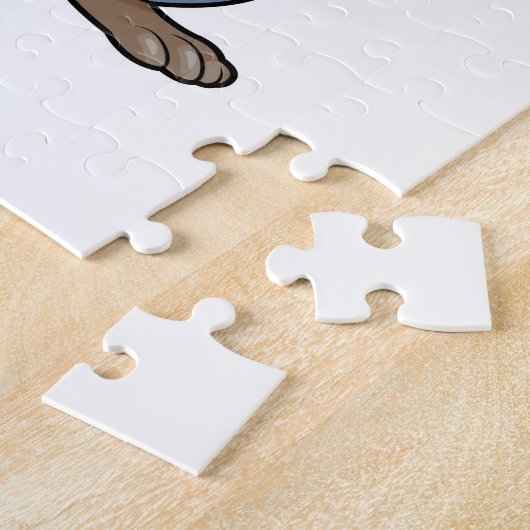 Puzzle Castor comme artisan avec clé (Côté)
