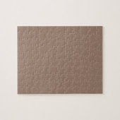 Puzzle Castor (couleur solide) (Horizontal)